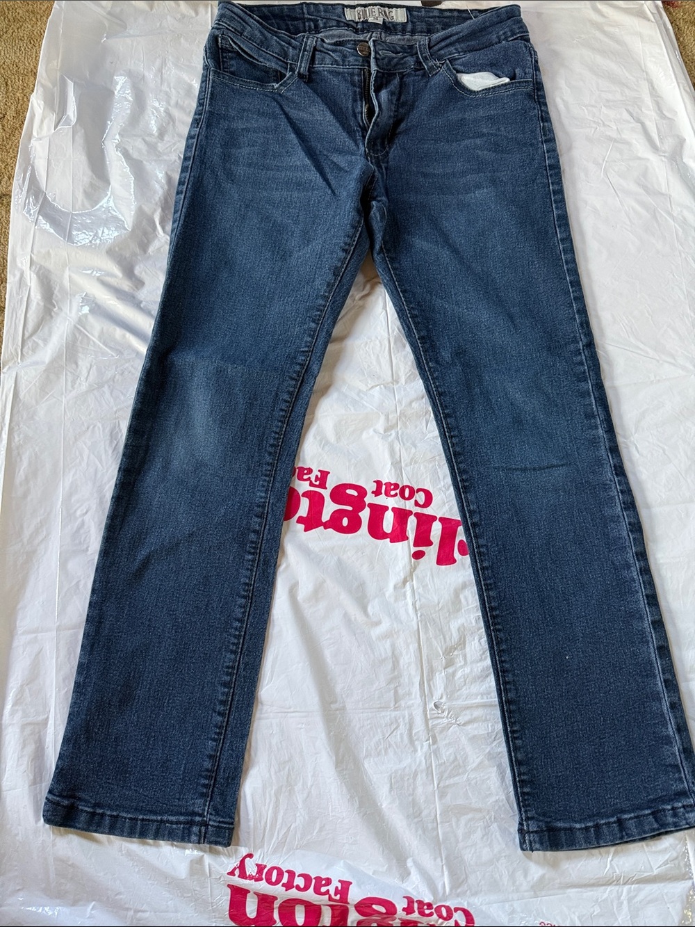 Dark Wash Straight Leg Jeans